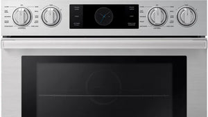 Four encastrable double à vapeur 30 po Inox Argent