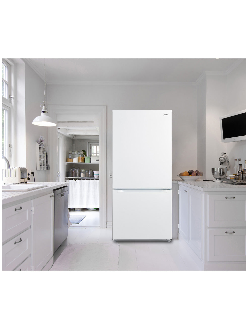 Réfrigérateur congélateur bas Blanc 30po