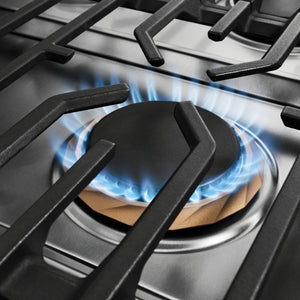 Cuisinière au gaz 36 po, 4,6 pi³ Inox avec Convection totale, Air Fry et Nettoyage à la vapeur