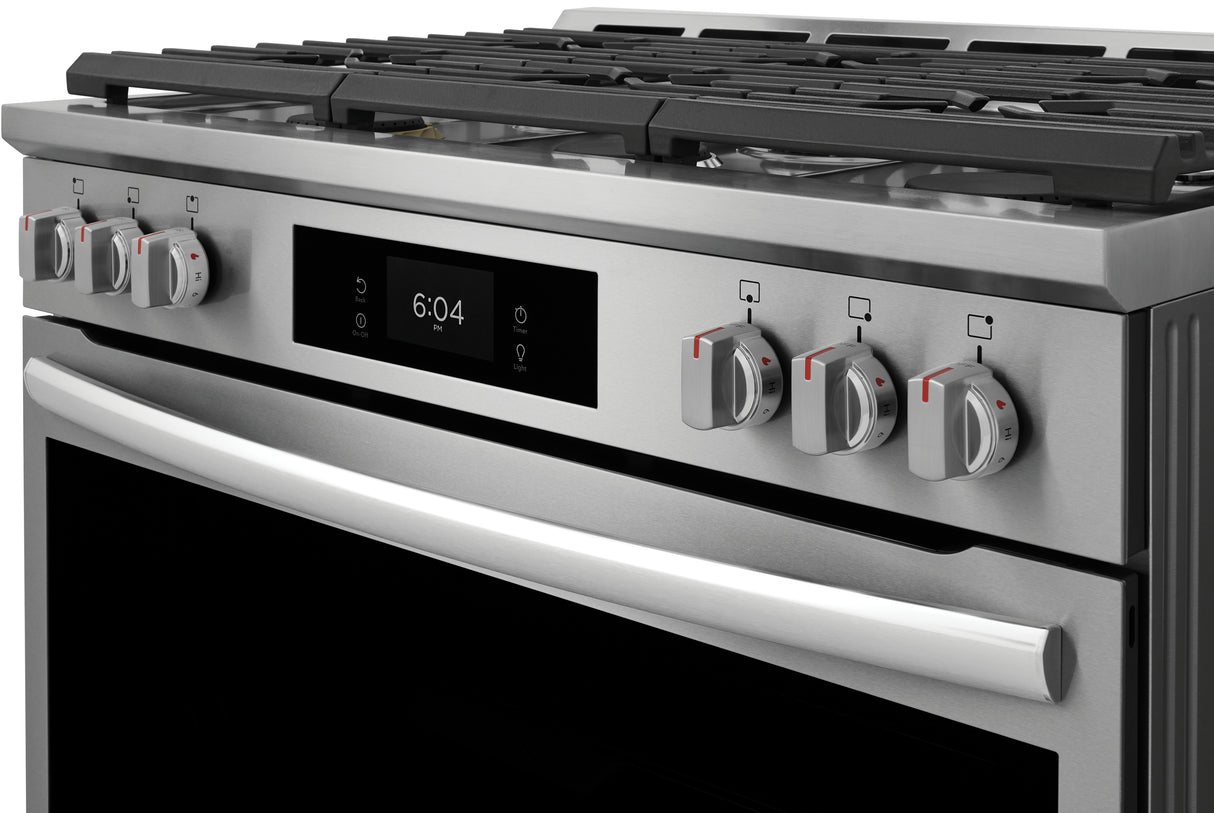 Cuisinière au gaz autoportante 36 po. 4,6 pi³ Inox