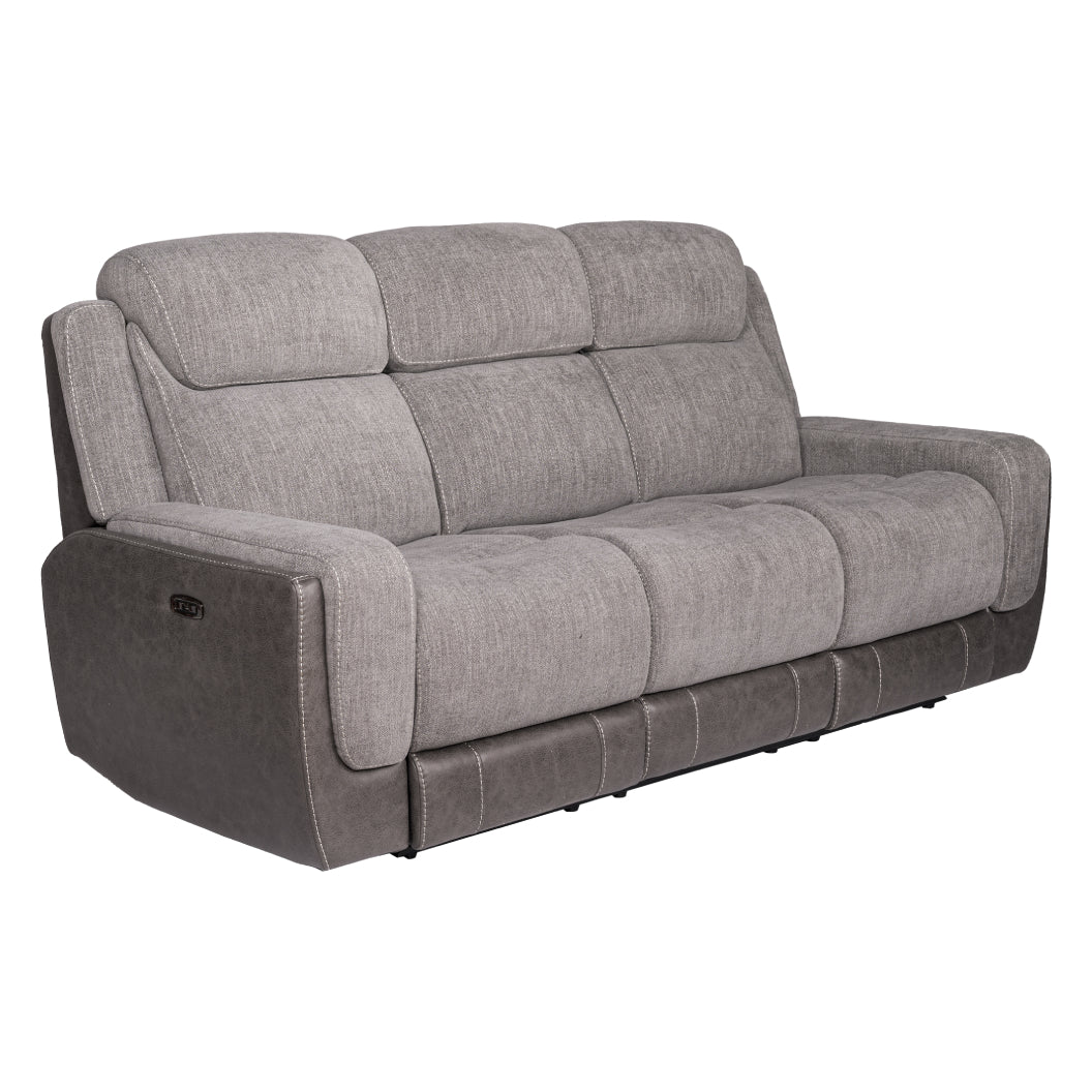 Sofa en tissu gris deux tons zéro gravité motorisé - K2179