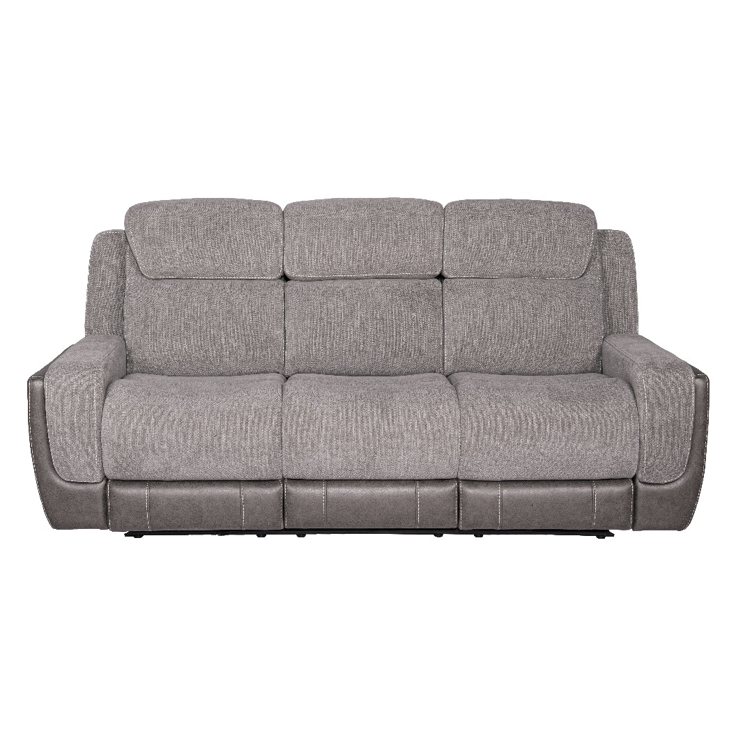 Sofa en tissu gris deux tons zéro gravité motorisé - K2179