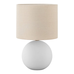 Lampe de table en céramique crème 16 po - I 9632