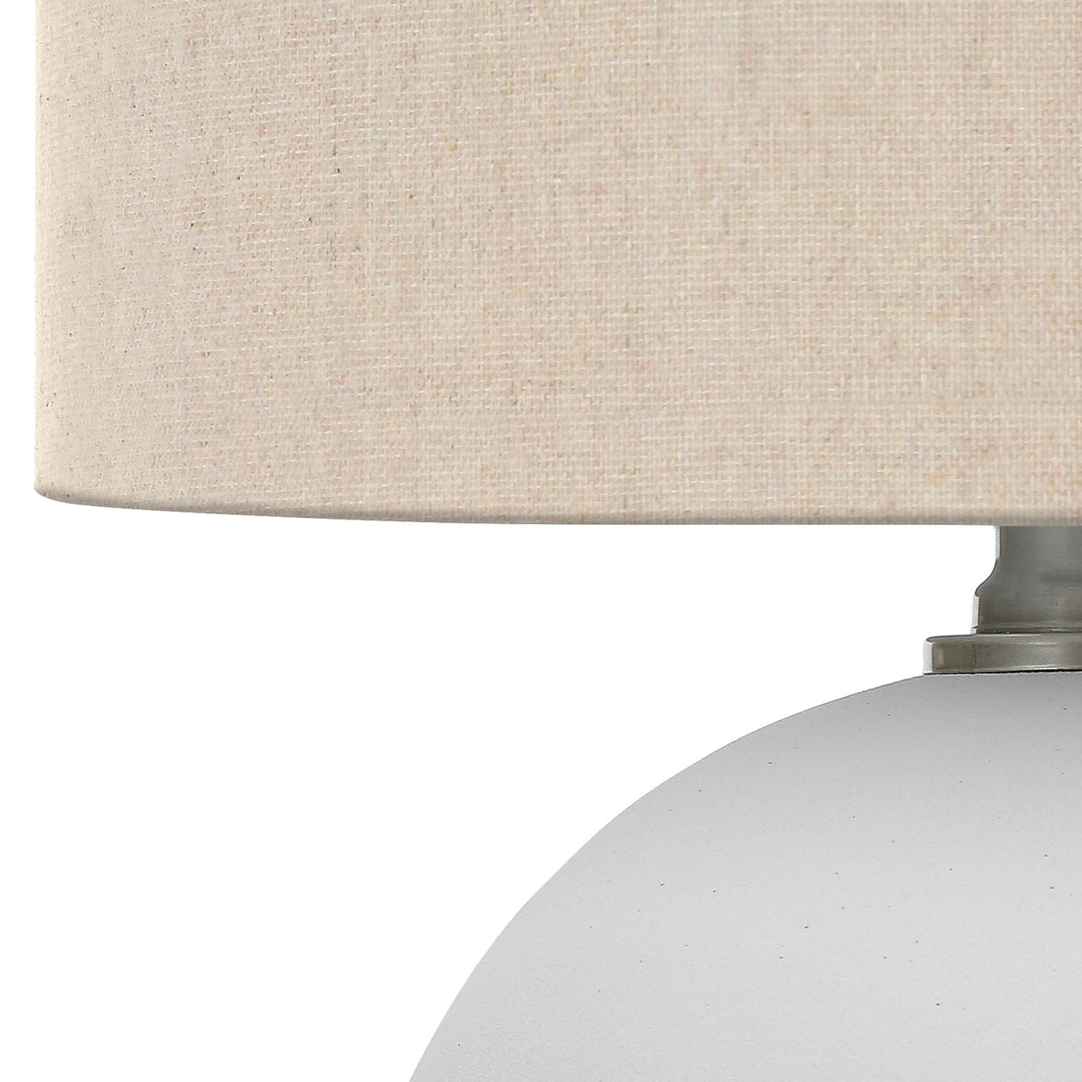 Lampe de table en céramique crème 16 po - I 9632