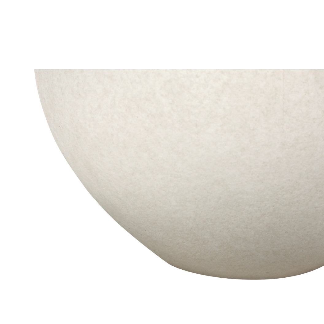 Lampe de table céramique beige 16 po