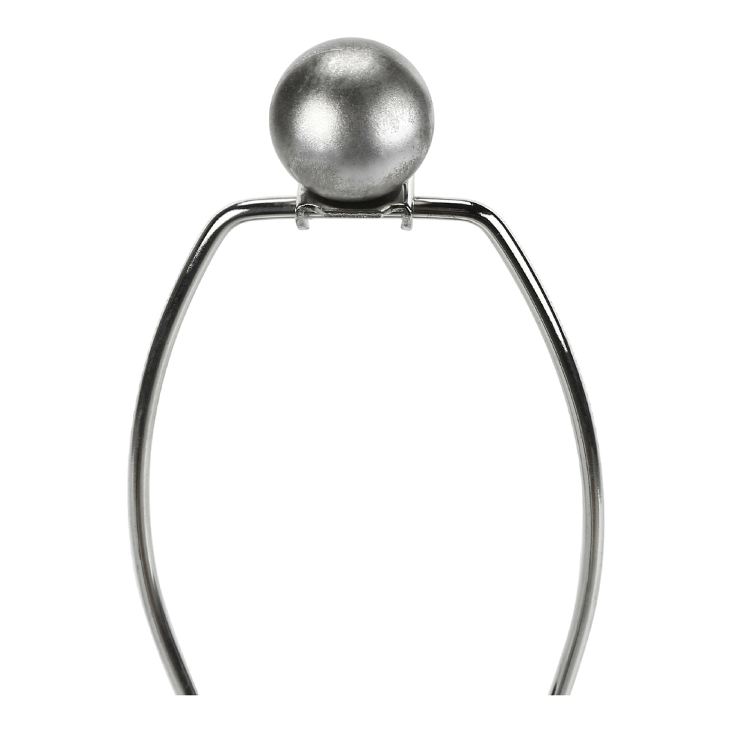 Lampe de table résine grise 24 po