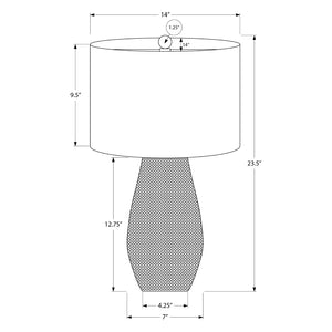 Lampe de table en résine texturée 24 po - I 9654-9655