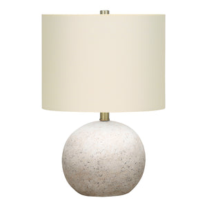 Lampe de table en béton gris 20 po.
