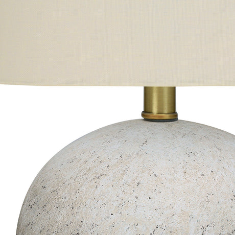 Lampe de table en béton gris 20 po.