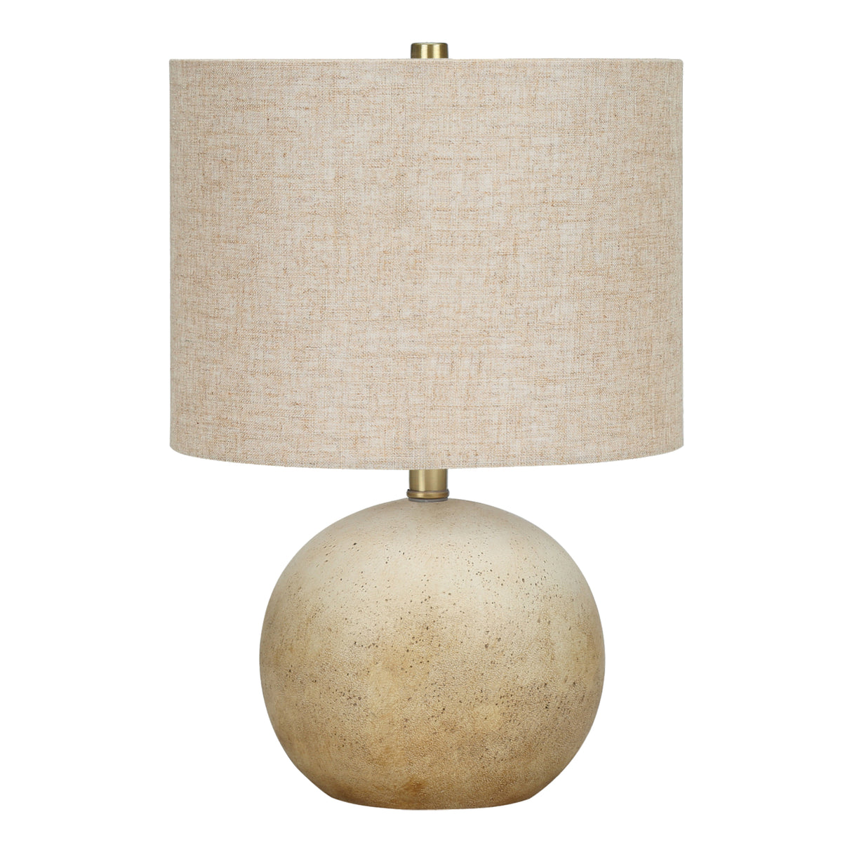 Lampe de table en béton beige 20 po.