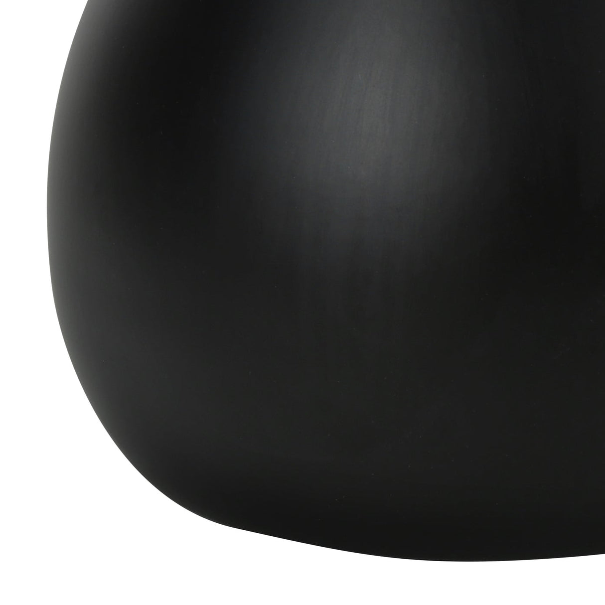 Ensemble de 2 lampes de table en métal noir 18 po.