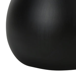 Ensemble de 2 lampes de table en métal noir 18 po.