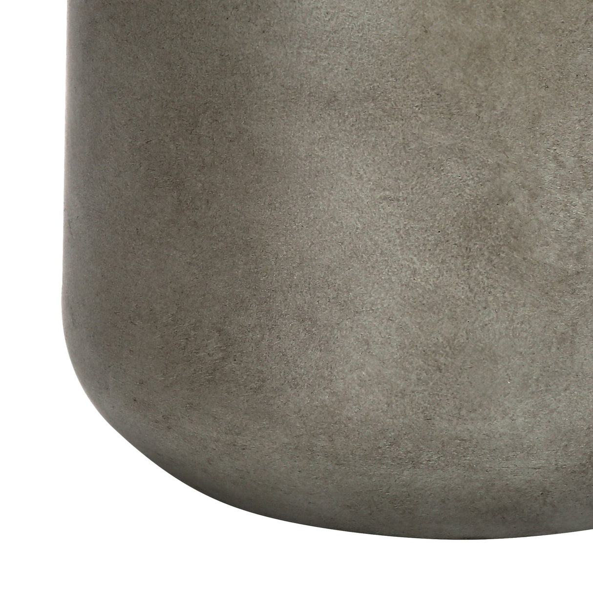 Lampe de table en béton gris lisse 24 po.