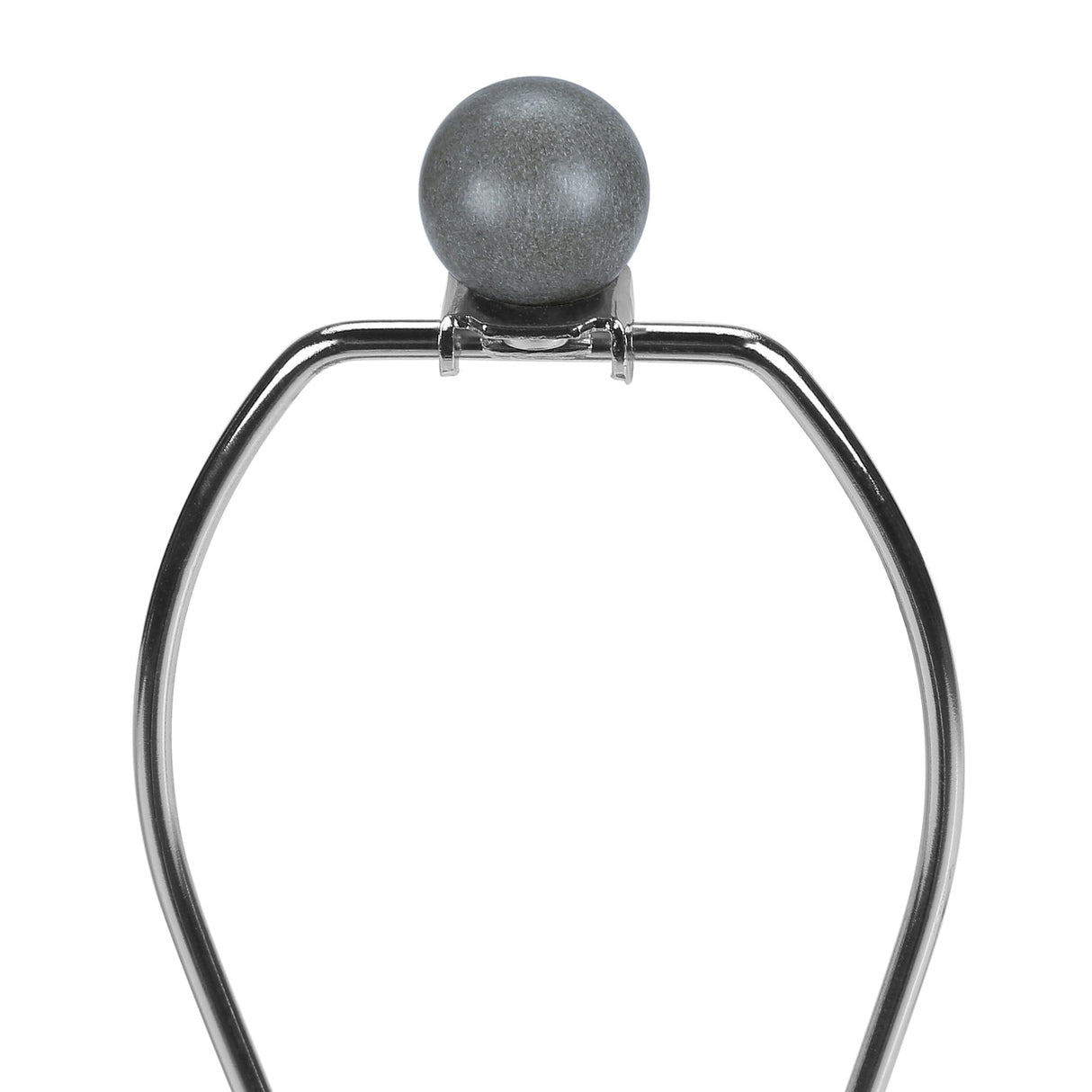 Lampe de table en béton gris lisse 24 po.