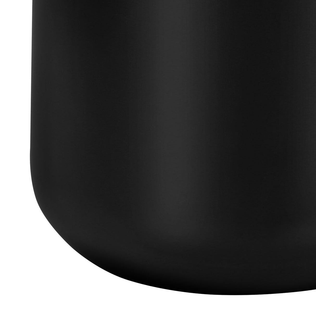 Lampe de table en béton noir lisse 24 po.