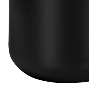 Lampe de table en béton noir lisse 24 po.