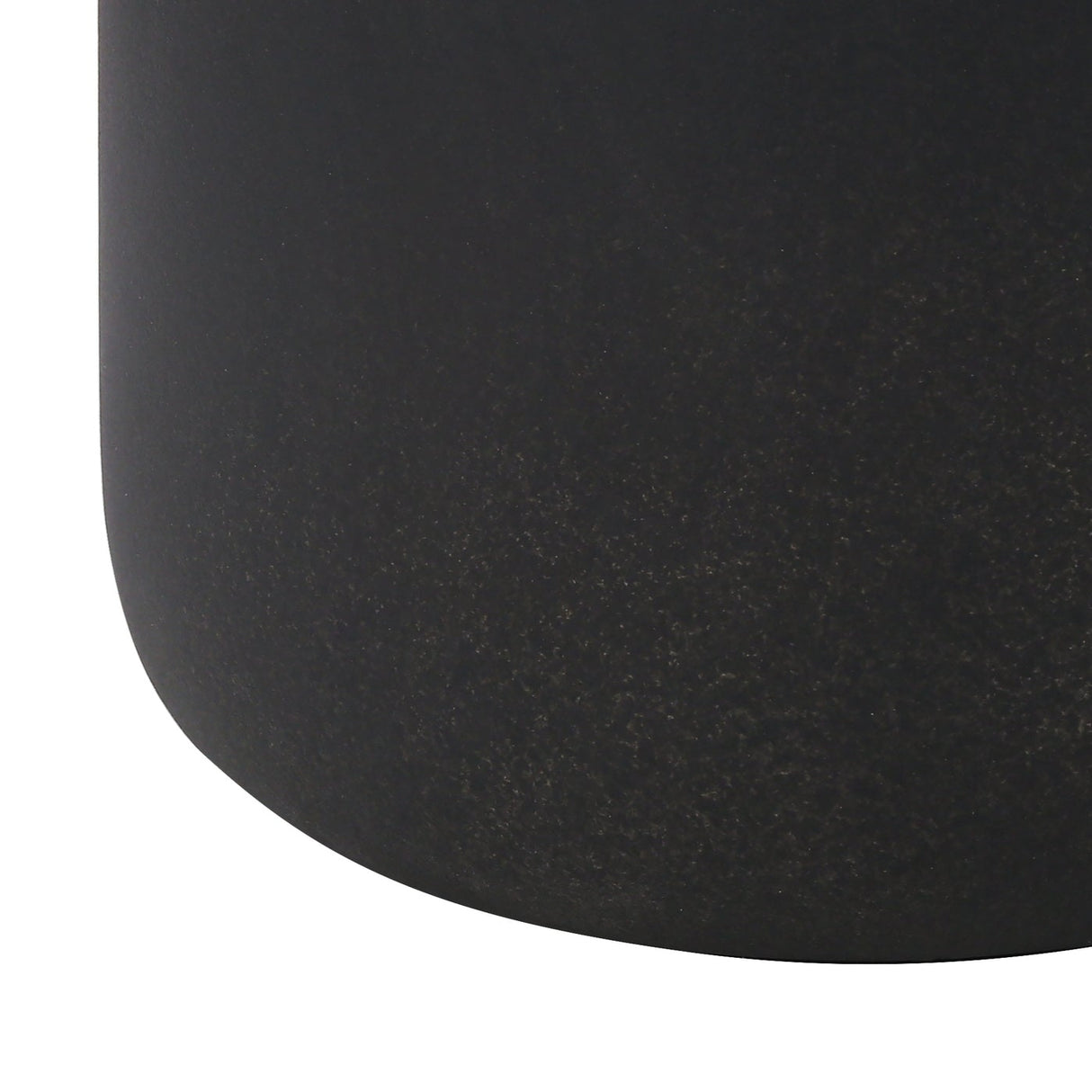 Lampe de table en céramique noire texturée 24 po.