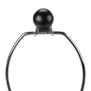 Lampe de table en céramique noire 25 po.