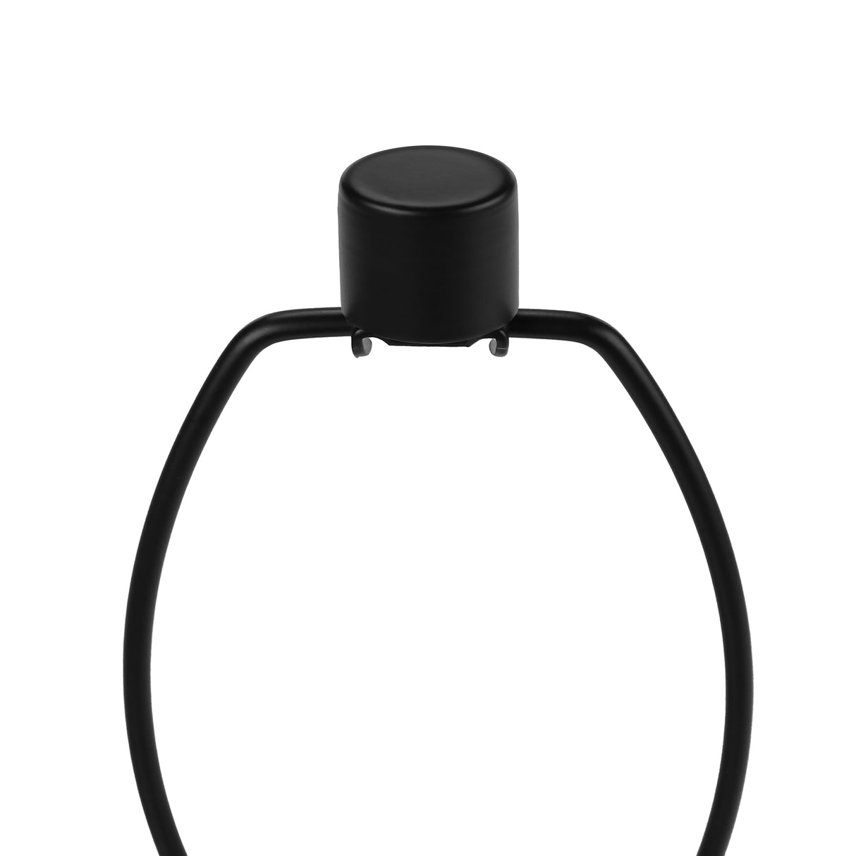 Lampe de table en métal noir 28 po.