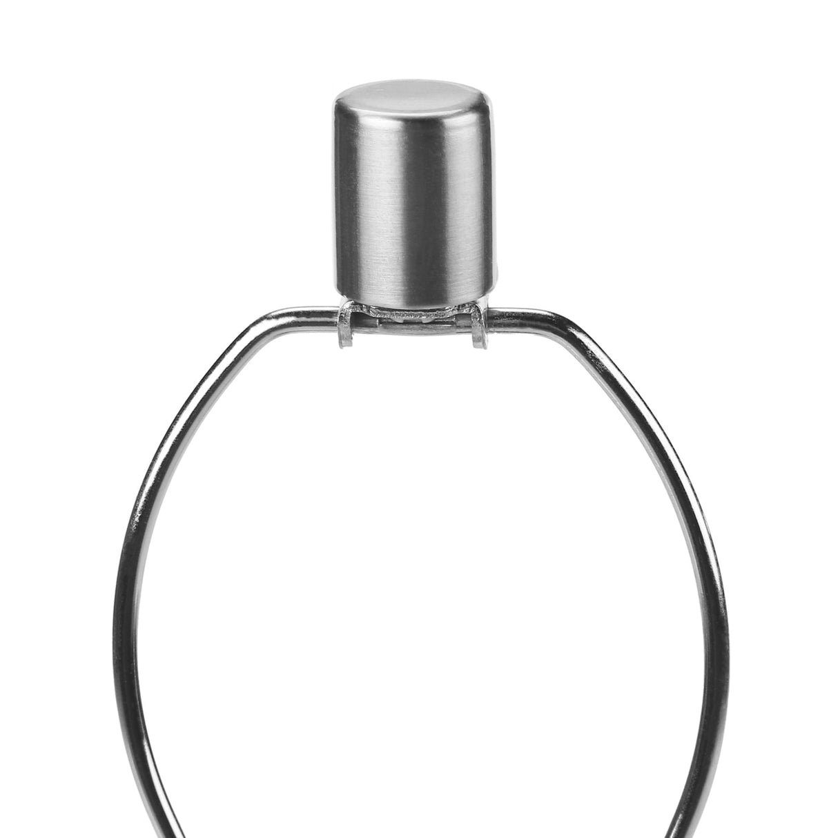 Lampe de table en métal nickel 28 po.