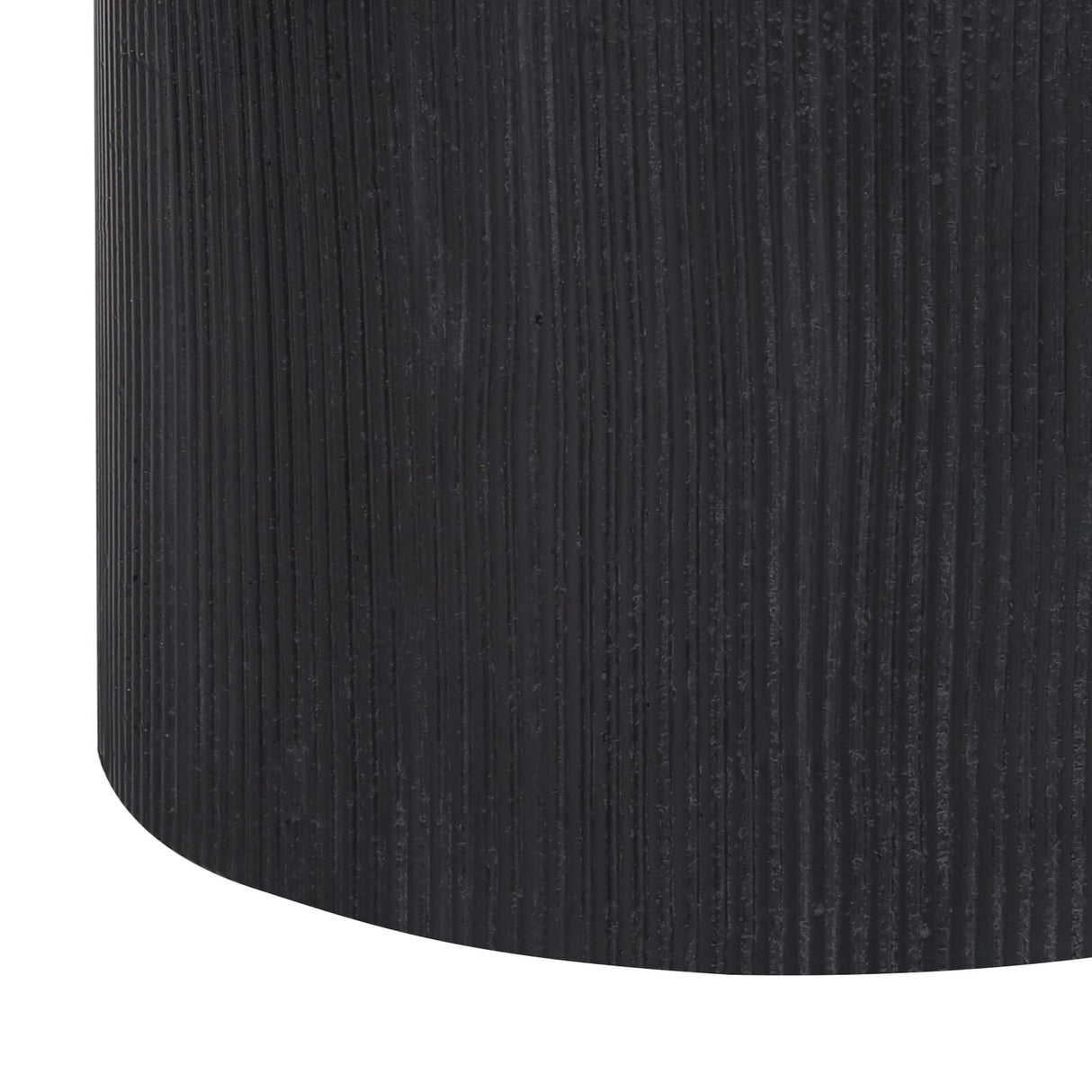 Lampe de table en béton noir et or 24 po.
