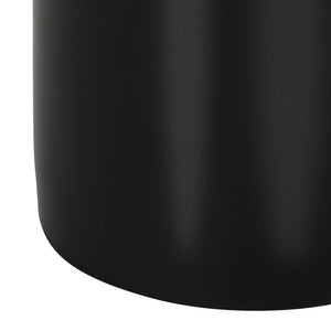 Lampe de table en béton noir et or 25 po.