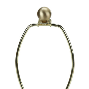 Lampe de table en céramique blanche 29 po.