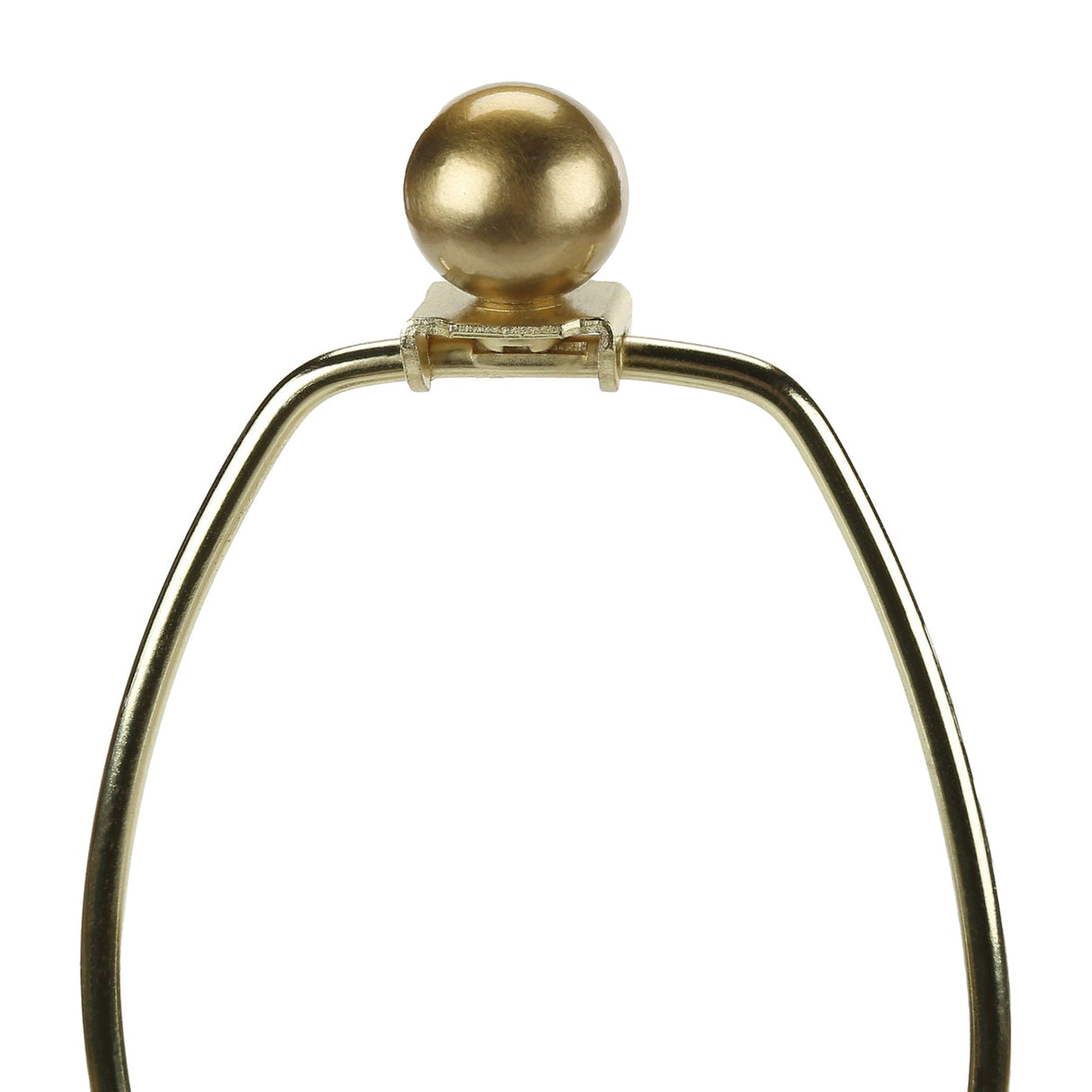 Lampe de table en céramique blanche et dorée 26 po