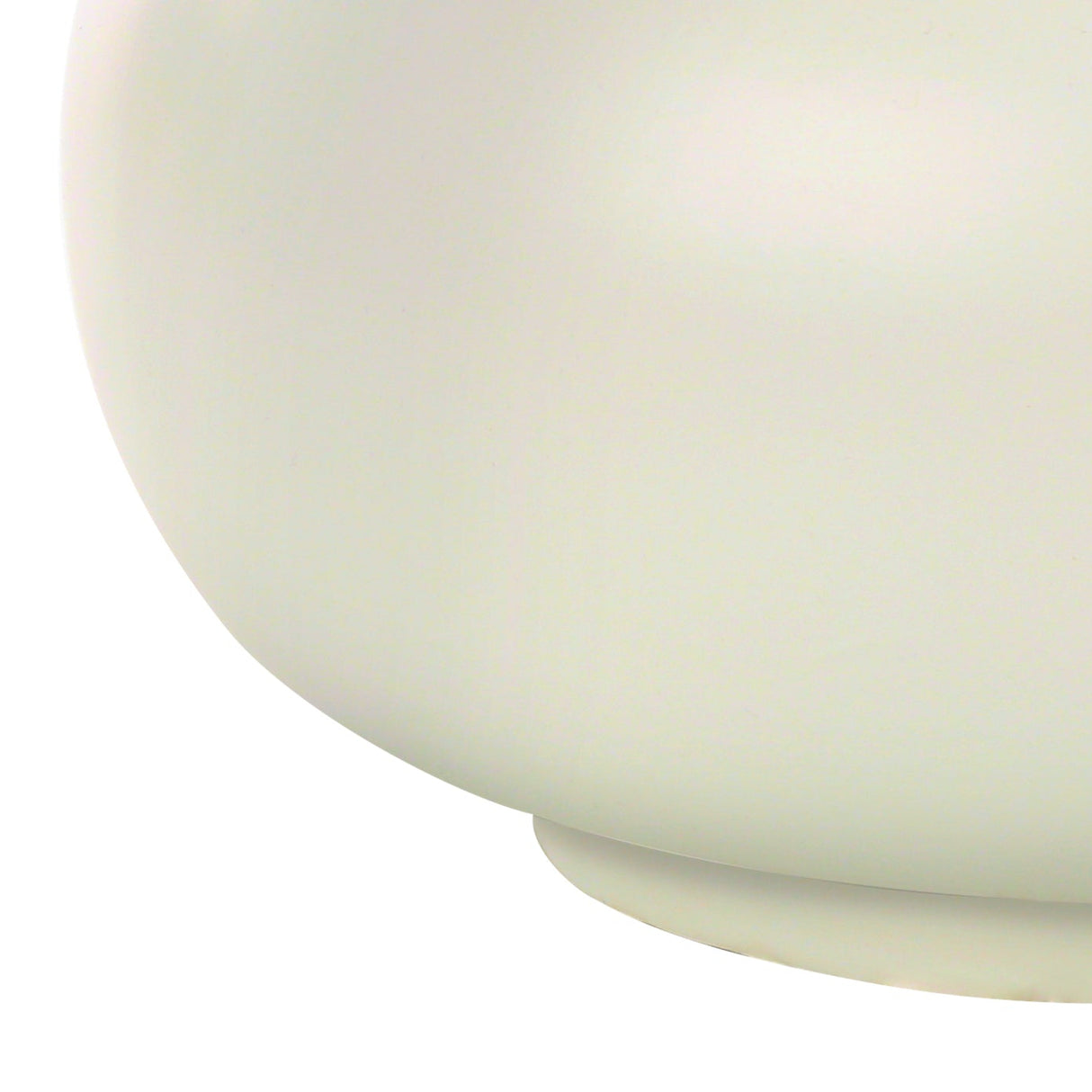 Lampe de table en céramique crème incurvée 25 po - I 9608