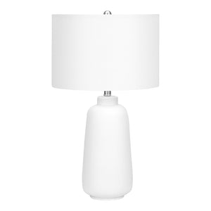 Lampe de table en céramique crème texturée 26 po - I 9716