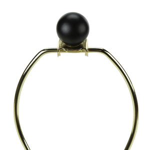 Ensemble de 2 lampes de table en métal noir 24 po.