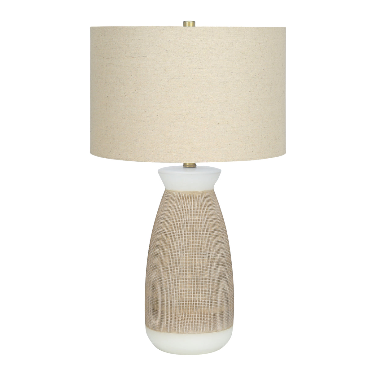 Lampe de table en céramique crème