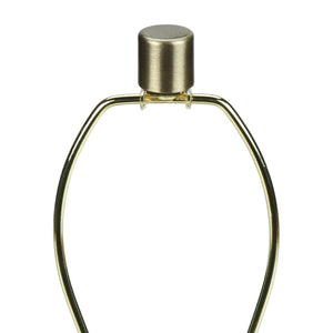 Lampe de table en céramique grise 27 po.