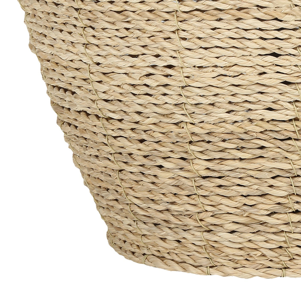 Lampe de table en rotin naturel 25 po.