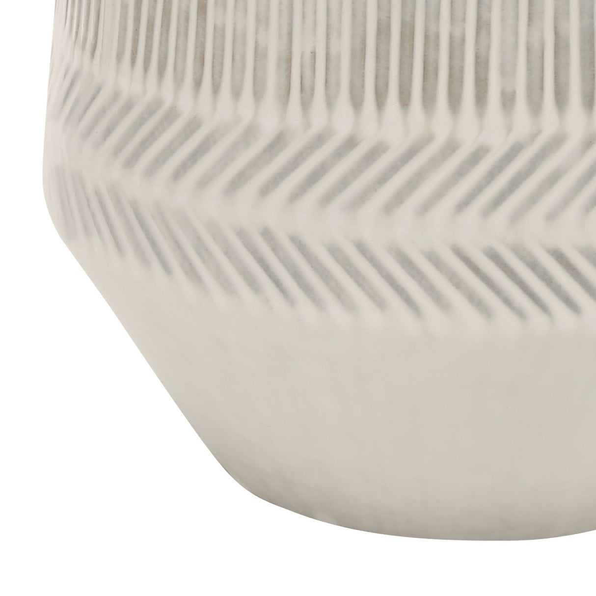 Lampe de table en céramique crème 33 po.