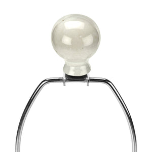 Lampe de table en céramique crème 31 po.