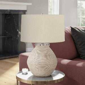 Lampe de table en béton texturé 25 po - I 9714-9715