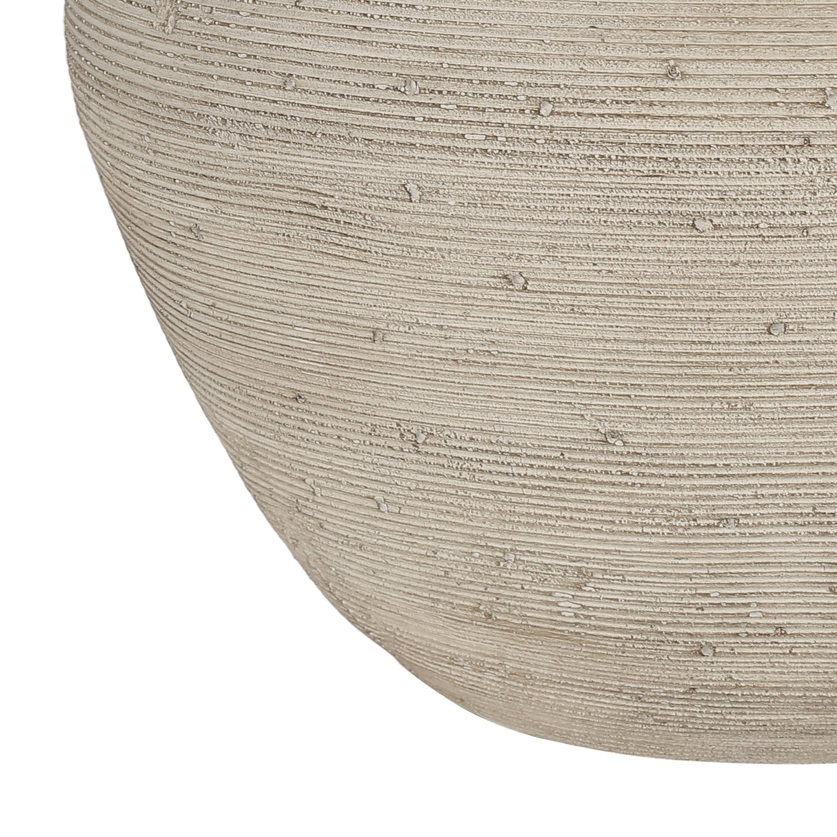 Lampe de table en béton crème 25 po.