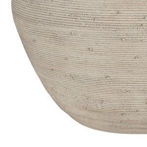 Lampe de table en béton crème 25 po.
