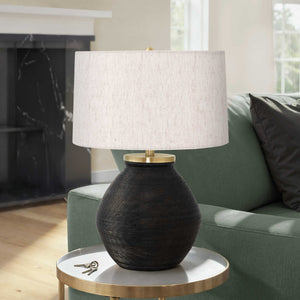 Lampe de table en béton texturé 25 po - I 9714-9715