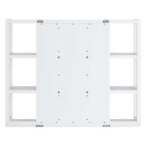 Huche de buffet en bois blanc - Ashbryn