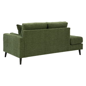 Chaise longue d'angle en tissu avec coussins - Bixler