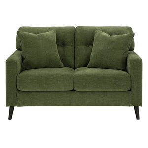Causeuse vert olive en tissu - Bixler