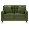 Causeuse en tissu avec coussins - Bixler