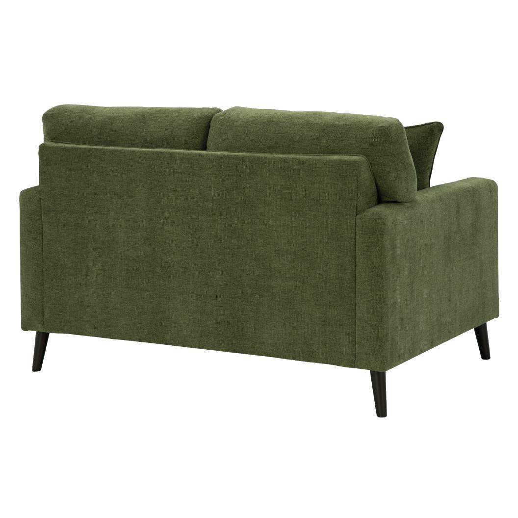 Causeuse vert olive en tissu - Bixler