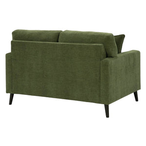 Causeuse vert olive en tissu - Bixler