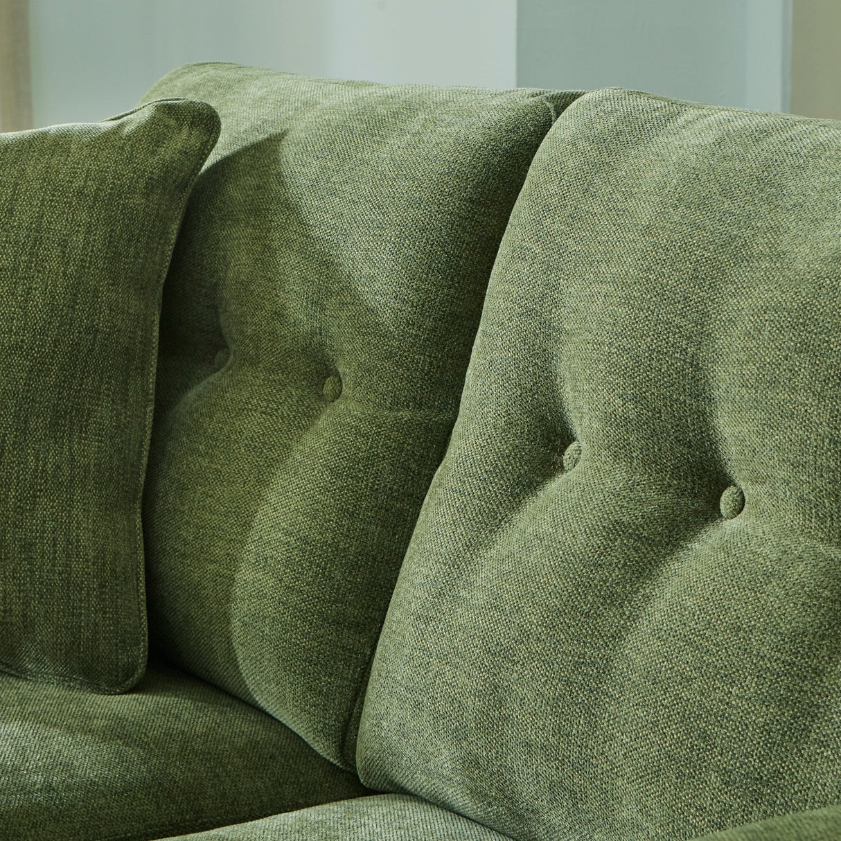 Sofa condo en tissu avec coussins - Bixler