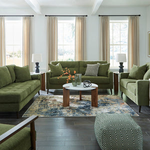 Sofa condo en tissu avec coussins - Bixler