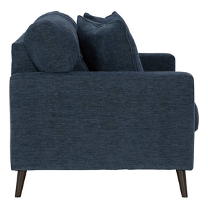 Causeuse bleu marine en tissu - Bixler