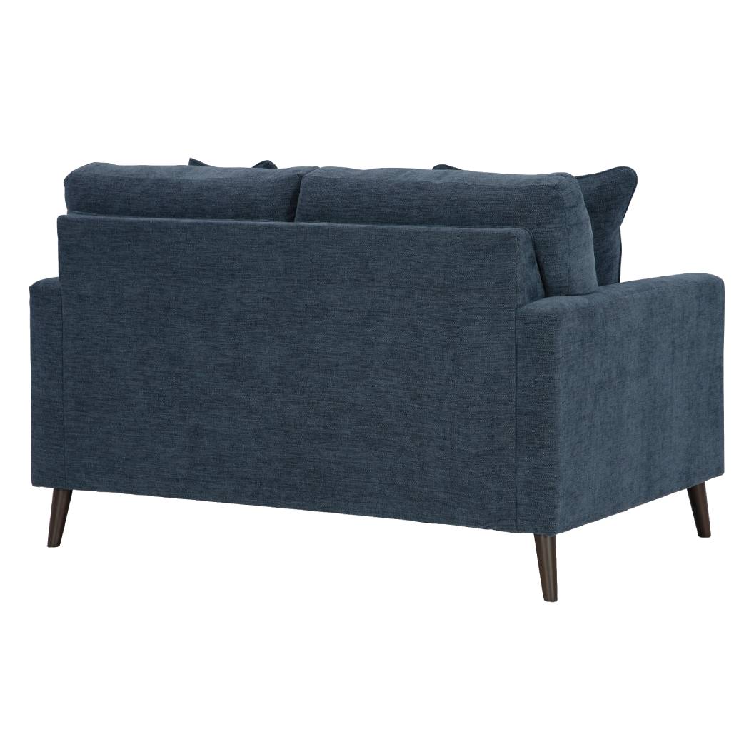 Causeuse bleu marine en tissu - Bixler